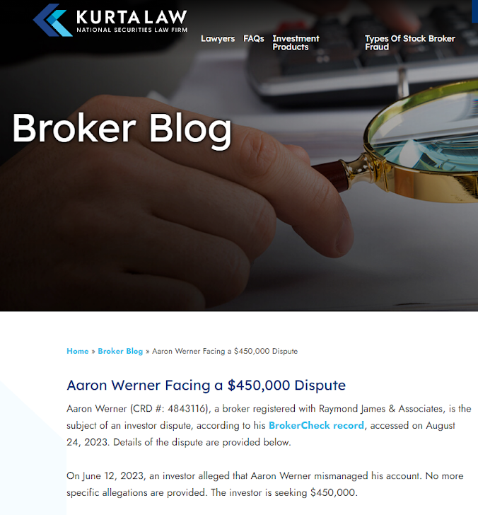 Aaron Werner news